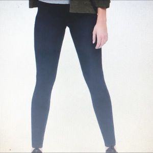 SPANX Jean-Ish® Ankle Leggings  DARK BROWN NWT